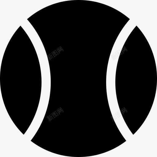 网球运动193填充svg_新图网 https://ixintu.com 网球 运动 填充