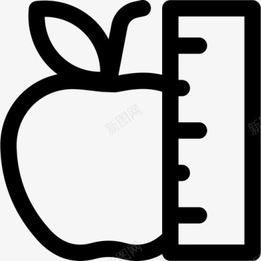 苹果种植90直线型图标