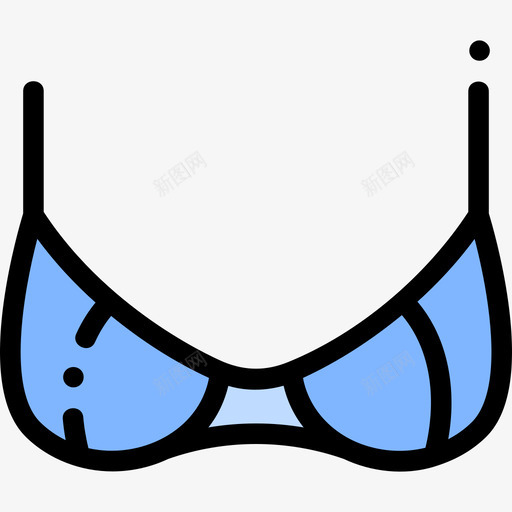 胸罩美女120线性颜色svg_新图网 https://ixintu.com 胸罩 美女 线性 颜色