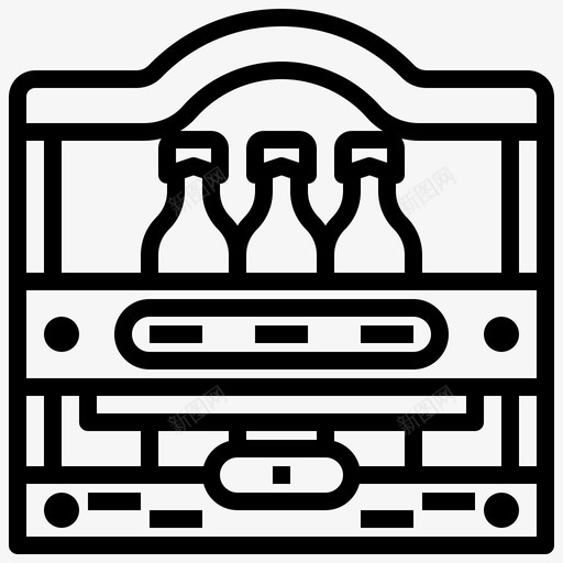 啤酒盒82号酒吧直线型svg_新图网 https://ixintu.com 啤酒 82号 酒吧 直线 线型