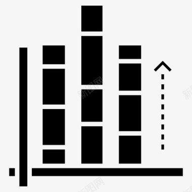 业务条形图条形图数据分析图标