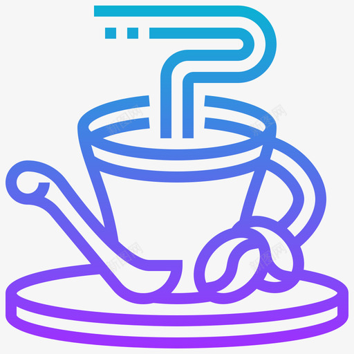 咖啡饮料54梯度svg_新图网 https://ixintu.com 咖啡 饮料 梯度