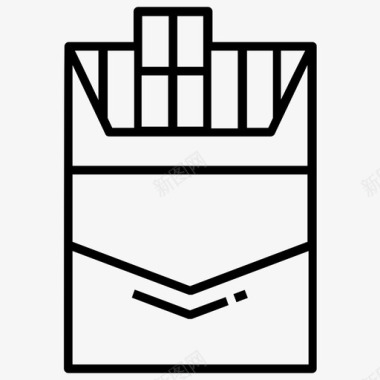 烟包烟盒烟图标