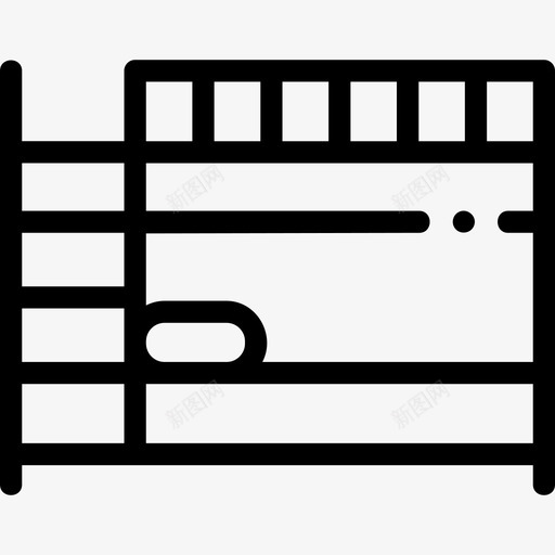 双层床家装67直线型svg_新图网 https://ixintu.com 双层 家装 直线 线型