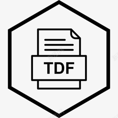 tdf文件文件文件类型格式图标