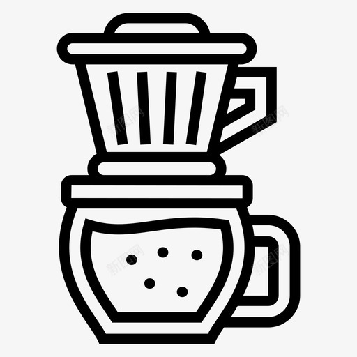 咖啡滴灌工具酿造方法咖啡滴头svg_新图网 https://ixintu.com 咖啡 滴灌 工具 酿造 方法 滴头 过滤器 咖啡机 化学 制品 咖啡店