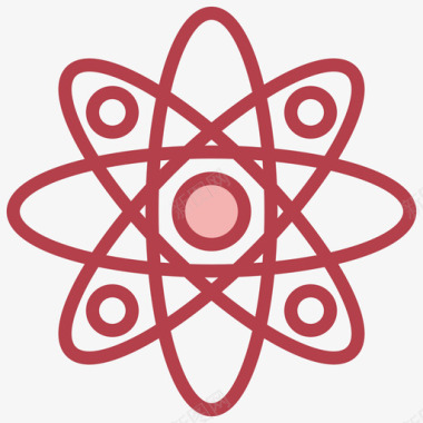 原子科学9红色图标