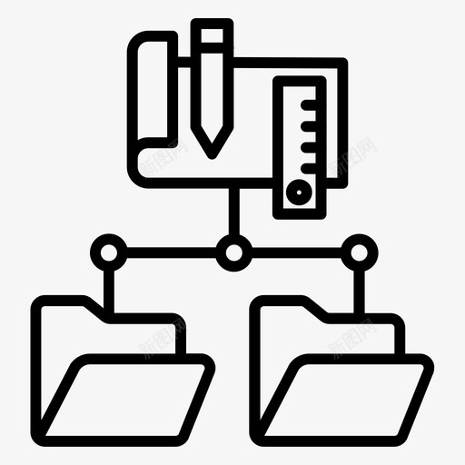 文件夹设计图形svg_新图网 https://ixintu.com 文件夹 设计 图形 结构