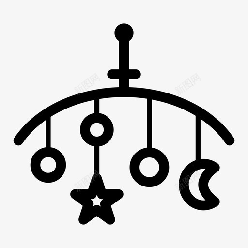 玩具儿童童年svg_新图网 https://ixintu.com 玩具 儿童 童年 摇篮 新生儿
