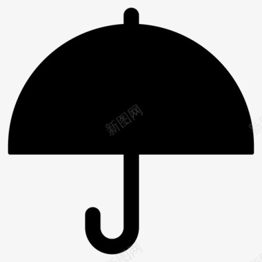 伞保护遮阳伞图标