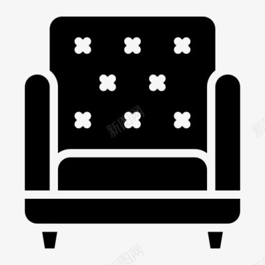 沙发生活方式43字形图标