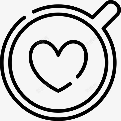 LatteArt咖啡店7linealsvg_新图网 https://ixintu.com Latte Art 咖啡店 lineal