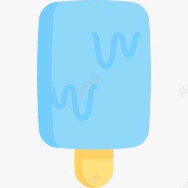 冰淇淋棒甜点糖果15扁平图标