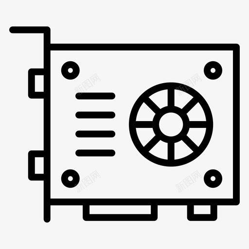Vga卡硬件41线性svg_新图网 https://ixintu.com Vga 硬件 线性