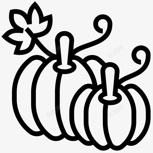 PumkinVegan25线性svg_新图网 https://ixintu.com Pumkin Vegan 线性