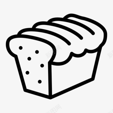 面包烘焙三明治图标