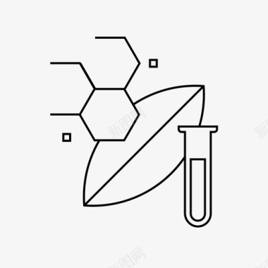 生物技术农业生态图标