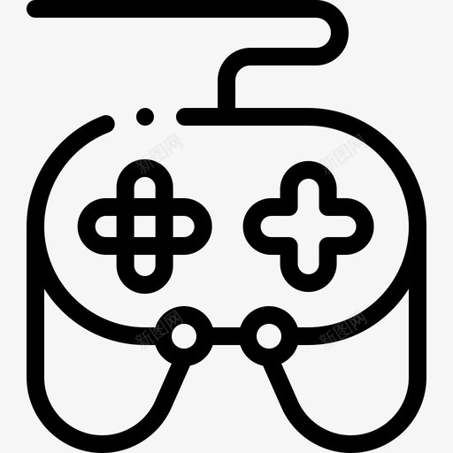 Gamepad青少年1线性svg_新图网 https://ixintu.com Gamepad 青少年 线性