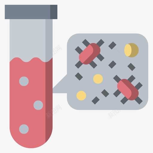 细菌实验室55扁平svg_新图网 https://ixintu.com 细菌 实验室 扁平