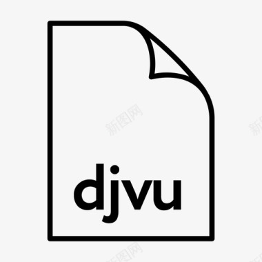 djvu文件格式图标