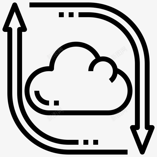 同步网络技术18线性svg_新图网 https://ixintu.com 同步 网络技术 线性