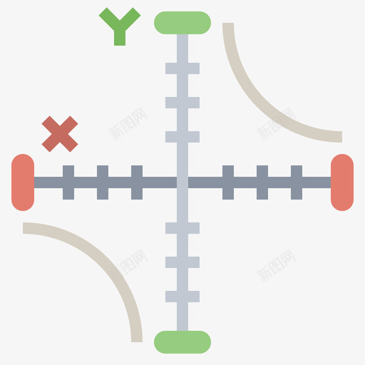 轴科学8扁平svg_新图网 https://ixintu.com 科学 扁平