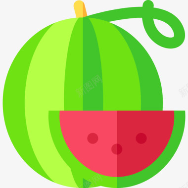 西瓜烤肉51平铺图标