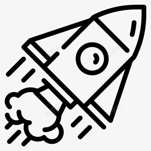 Rocket用户界面69线性svg_新图网 https://ixintu.com Rocket 用户界面 线性