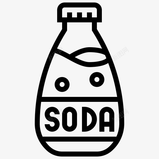 苏打水饮料55线性svg_新图网 https://ixintu.com 苏打水 饮料 线性