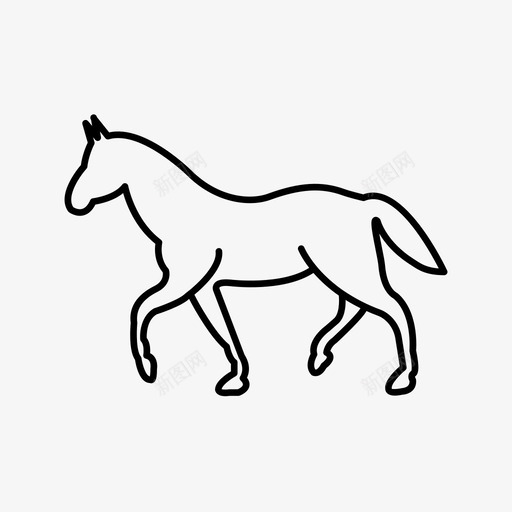 36 walking horse witsvg_新图网 https://ixintu.com 36 walking horse wit