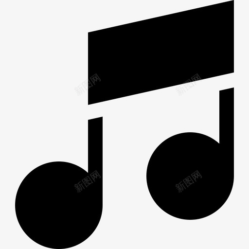 音乐笔记音乐和视频应用程序已填充svg_新图网 https://ixintu.com 音乐 笔记 视频 应用程序 填充