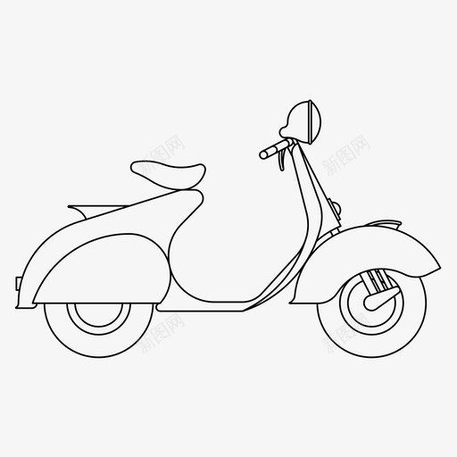 vespa经典生活方式svg_新图网 https://ixintu.com vespa 经典 生活方式 摩托车 骑行