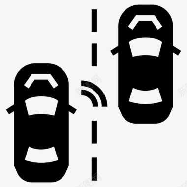 自动汽车阅读汽车wifi无人驾驶汽车图标