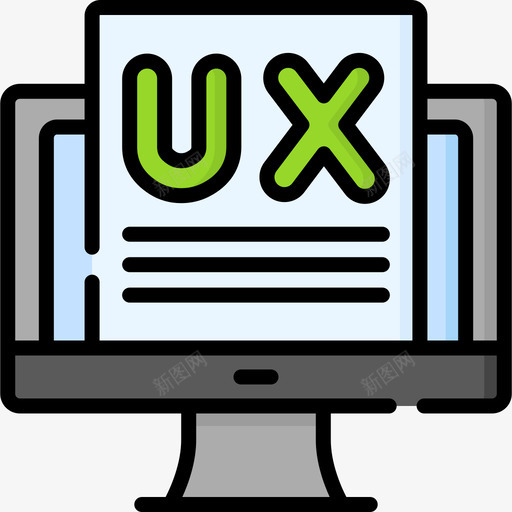 Ux界面用户体验39线性颜色svg_新图网 https://ixintu.com Ux 界面 用户 体验 线性 颜色