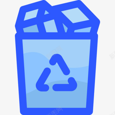 回收容器生态223蓝色图标