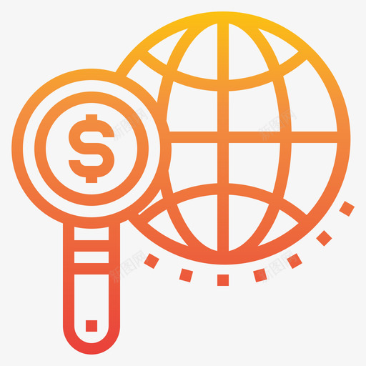 全球商业和金融7梯度svg_新图网 https://ixintu.com 全球 商业 金融 梯度