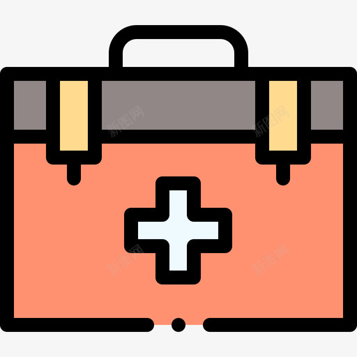 急救箱动物和自然公园1线性颜色svg_新图网 https://ixintu.com 急救箱 动物 自然 公园 线性 颜色