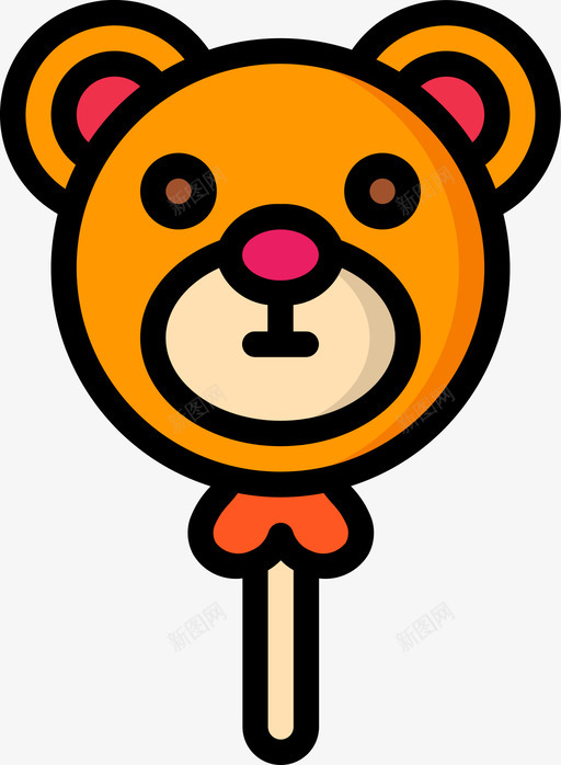 棒棒糖糖果5线性颜色svg_新图网 https://ixintu.com 棒棒糖 糖果 线性 颜色
