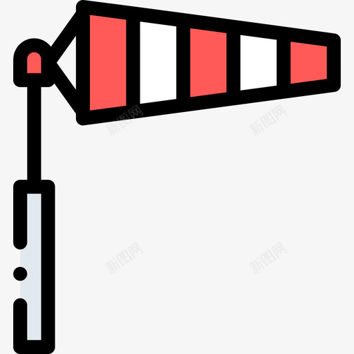 风向标307天气线性颜色svg_新图网 https://ixintu.com 风向标 307天气 线性 颜色