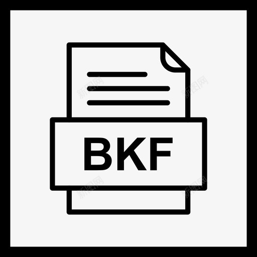 bkf文件文件图标文件类型格式svg_新图网 https://ixintu.com 文件 bkf 图标 格式 类型 41种