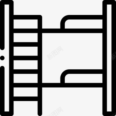 双层床大学38号直线式图标