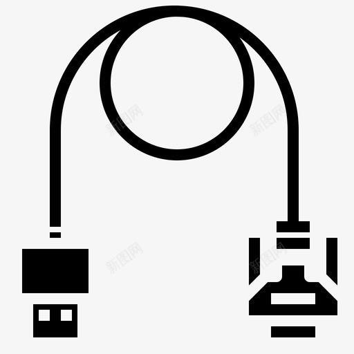 Hdmi电缆电子元件3填充svg_新图网 https://ixintu.com Hdmi 电缆 电子元件 填充