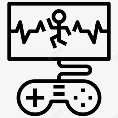 电子游戏edm3线性图标