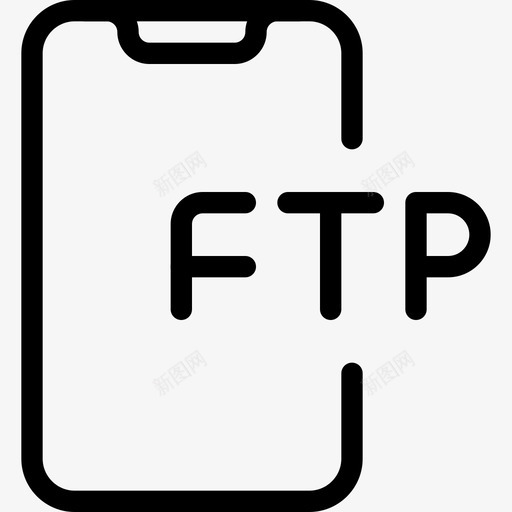 Ftp数据传输11线性svg_新图网 https://ixintu.com Ftp 数据传输 线性