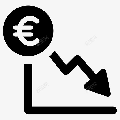损失减少欧元svg_新图网 https://ixintu.com 损失 减少 欧元 金融 货币