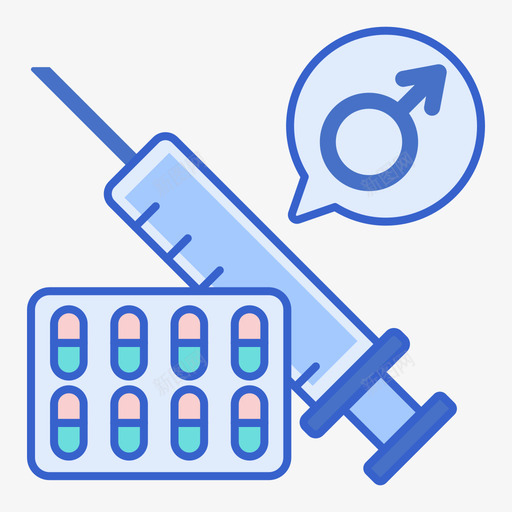 激素疗法药物1线性颜色svg_新图网 https://ixintu.com 激素 疗法 药物 线性 颜色