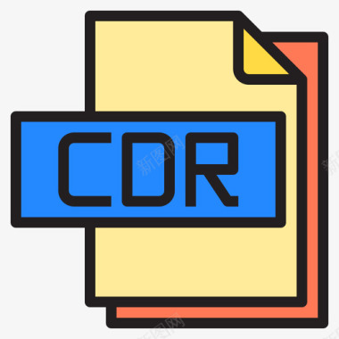 Cdr文件文件格式4线性颜色图标