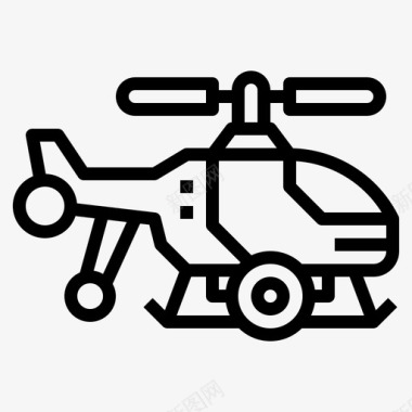 直升机玩具44直线型图标