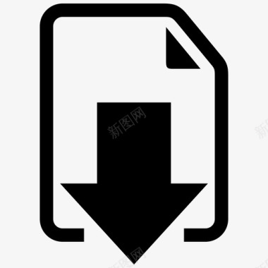 internet文档下载文件图标