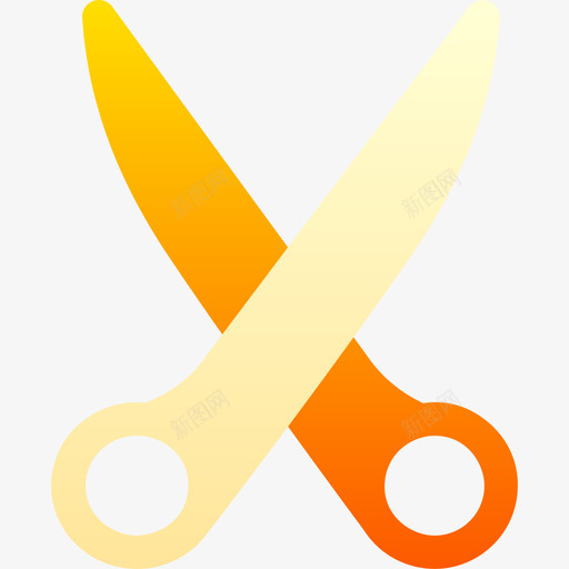 剪刀文具126渐变svg_新图网 https://ixintu.com 剪刀 文具 渐变